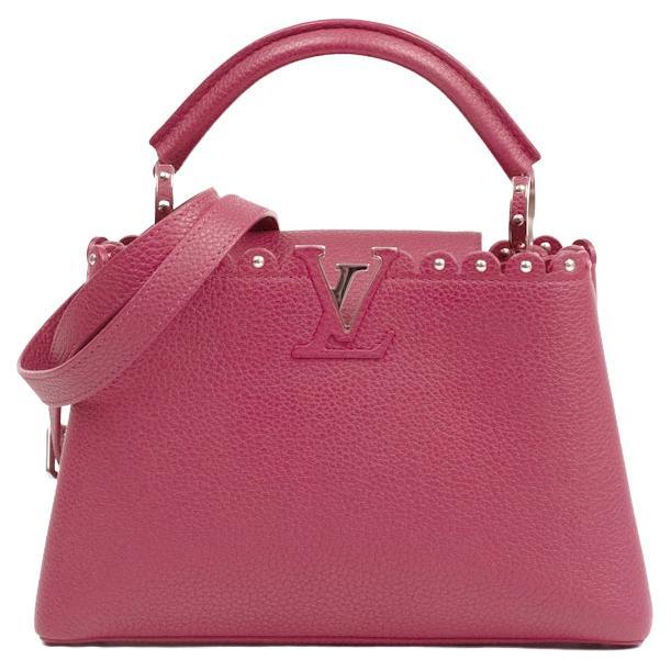 LOUIS VUITTON, Capucines BB in pink leather For Sale at 1stDibs v 15108202 1647516412011 bg processed