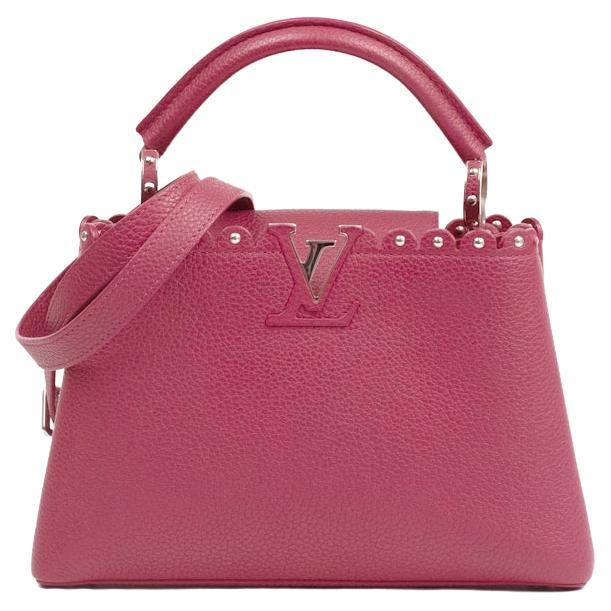 LOUIS VUITTON, Capucines BB in pink leather For Sale