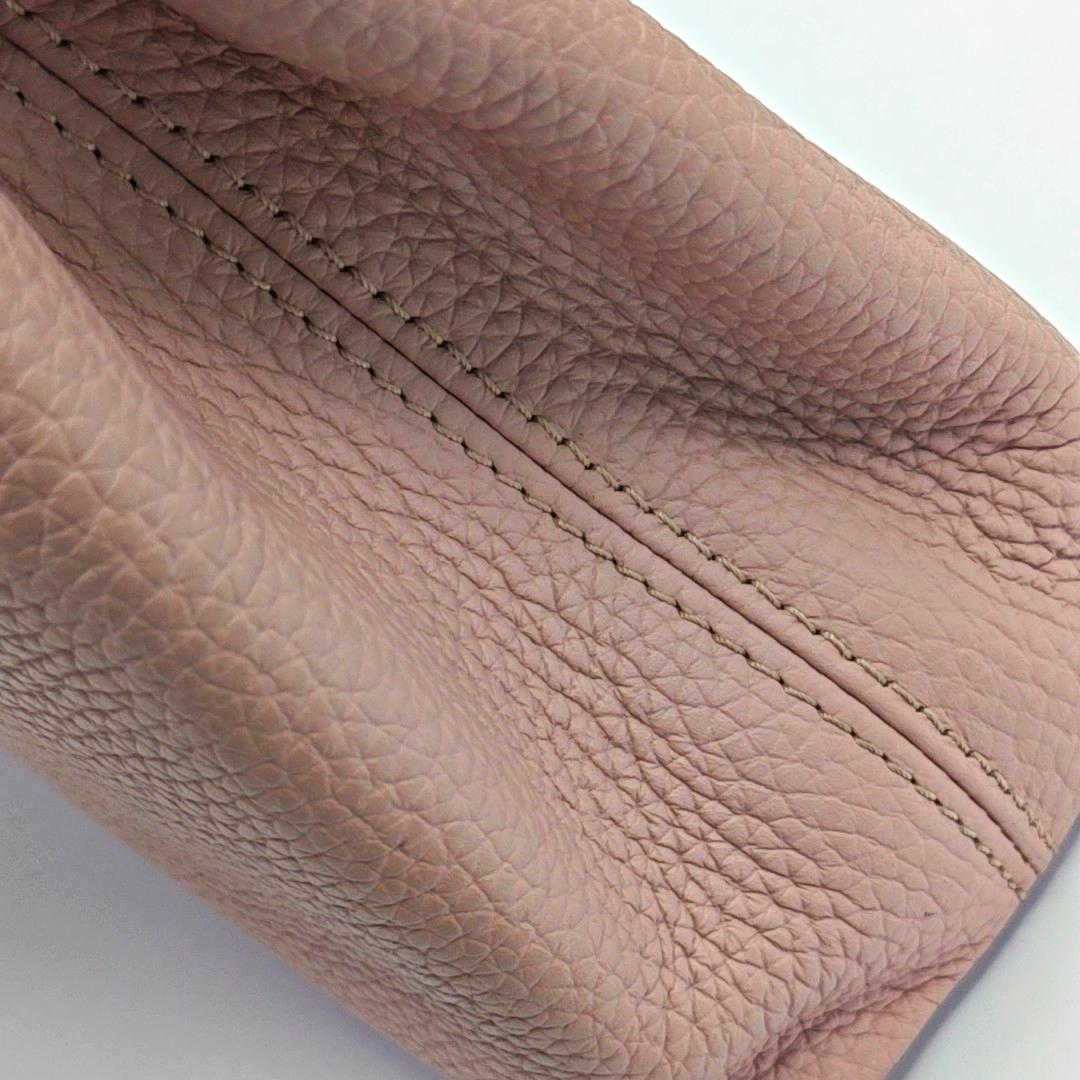Louis Vuitton Capucines BB Rosa Leder-Umhängetasche 8