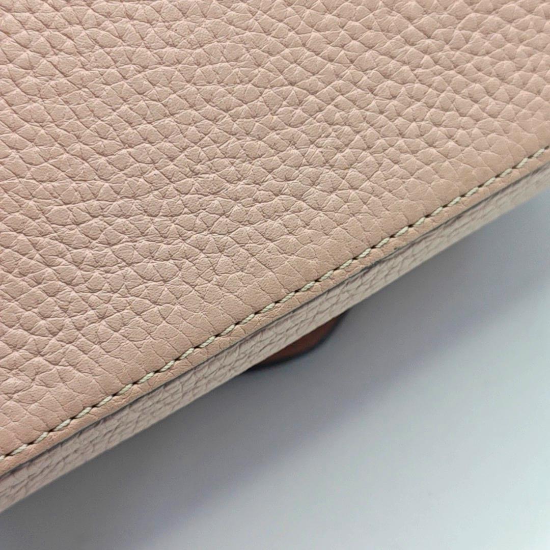 Louis Vuitton Capucines BB Rosa Leder-Umhängetasche 11