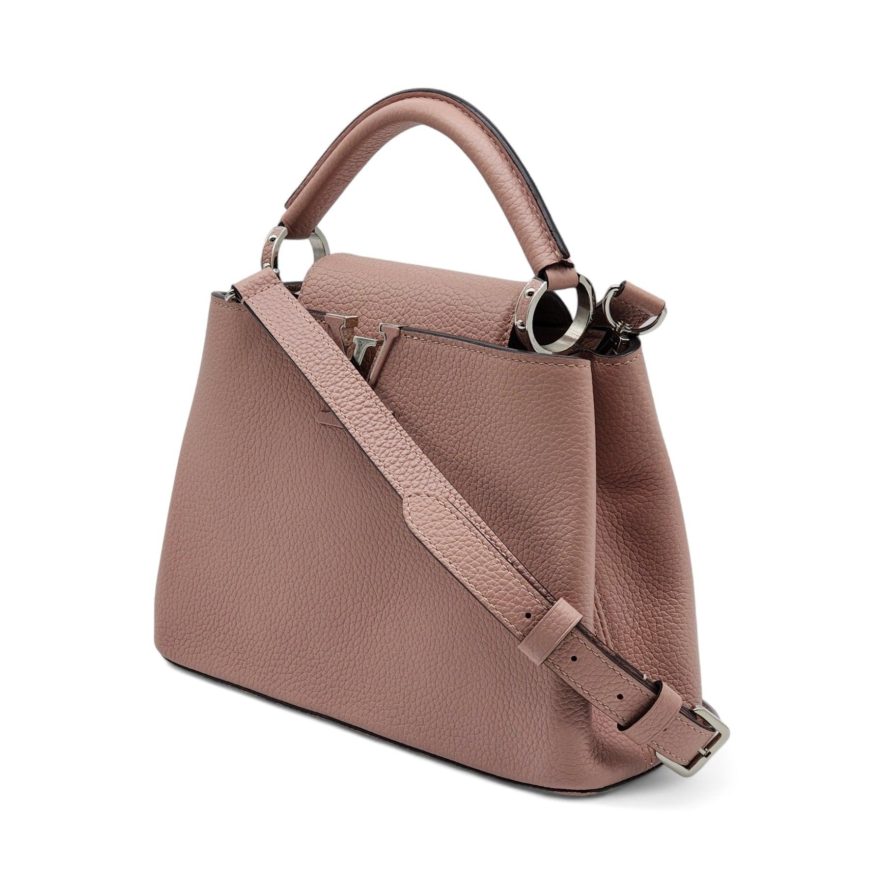 Brown Louis Vuitton Capucines BB Shoulder Bag M22178 in Pink