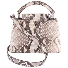 Louis Vuitton Capucines Handbag Python Mini at 1stDibs  lv capucines  snakeskin, louis vuitton capucines mini python, lv capucines mini python