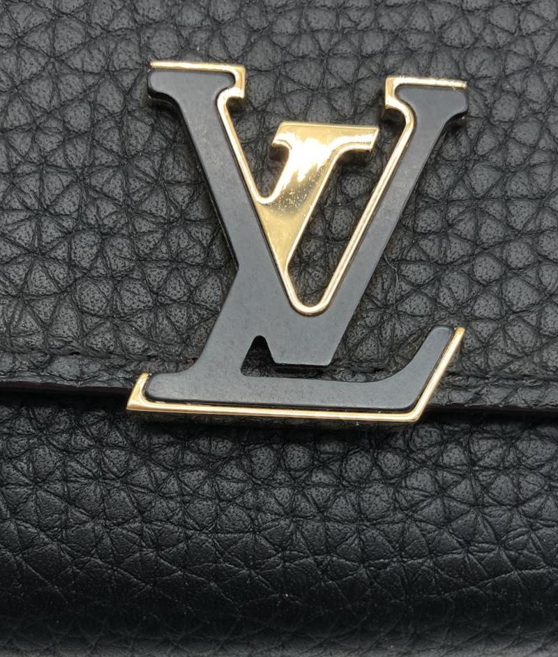 Louis Vuitton Capucines Black Taurillon Leather Wallet 1