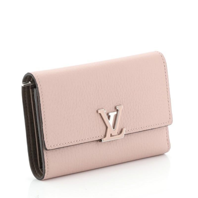 Louis Vuitton Capucines Compact Wallet For Sale at 1stDibs