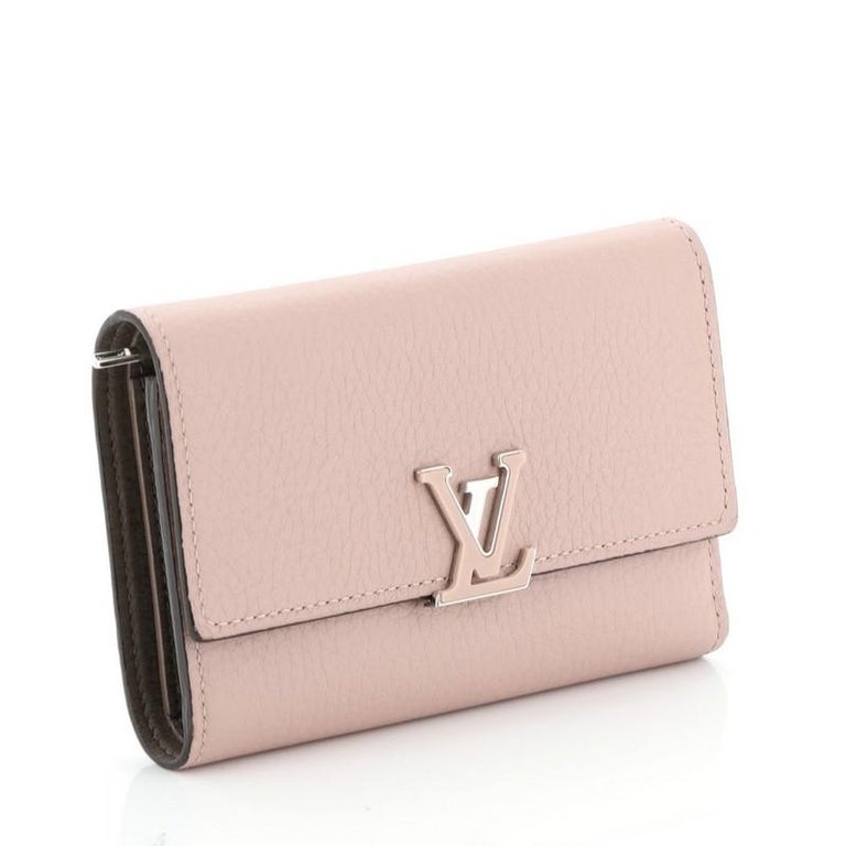 Louis Vuitton Capucines Compact Wallet Leather For Sale at 1stdibs