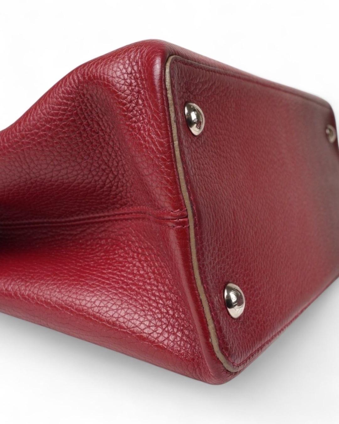 Louis Vuitton Capucines GM Martellata Rossa en vente 6