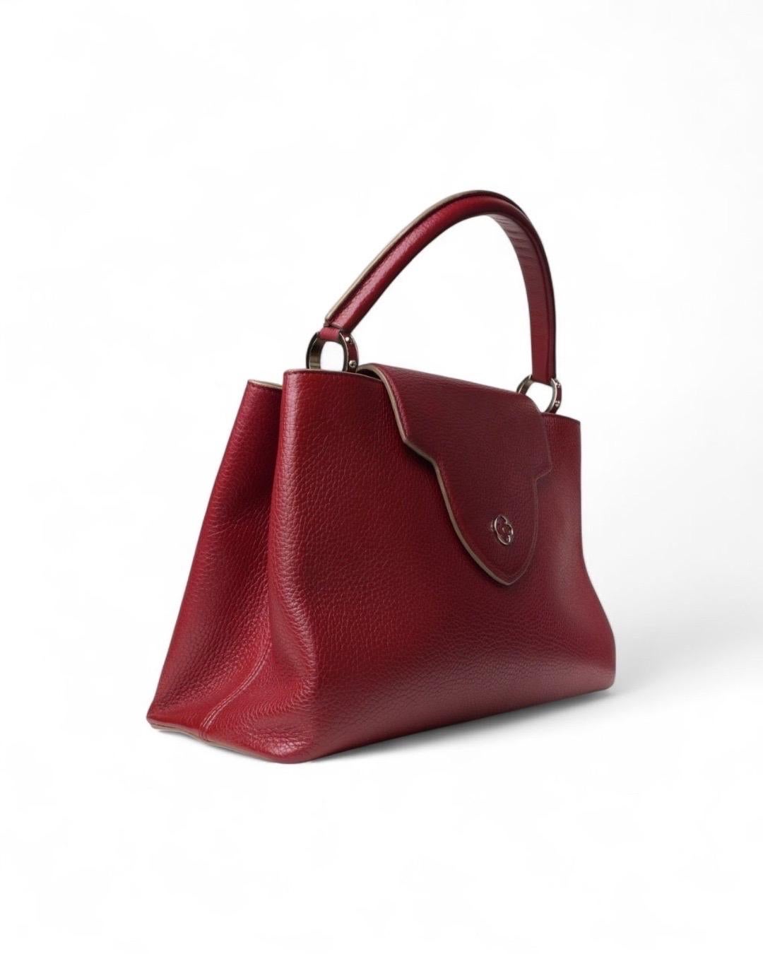 Louis Vuitton Capucines GM Martellata Rossa en vente 9