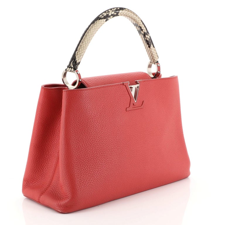 Louis Vuitton Twist One Handle Bag Taurillon Leather MM at 1stDibs