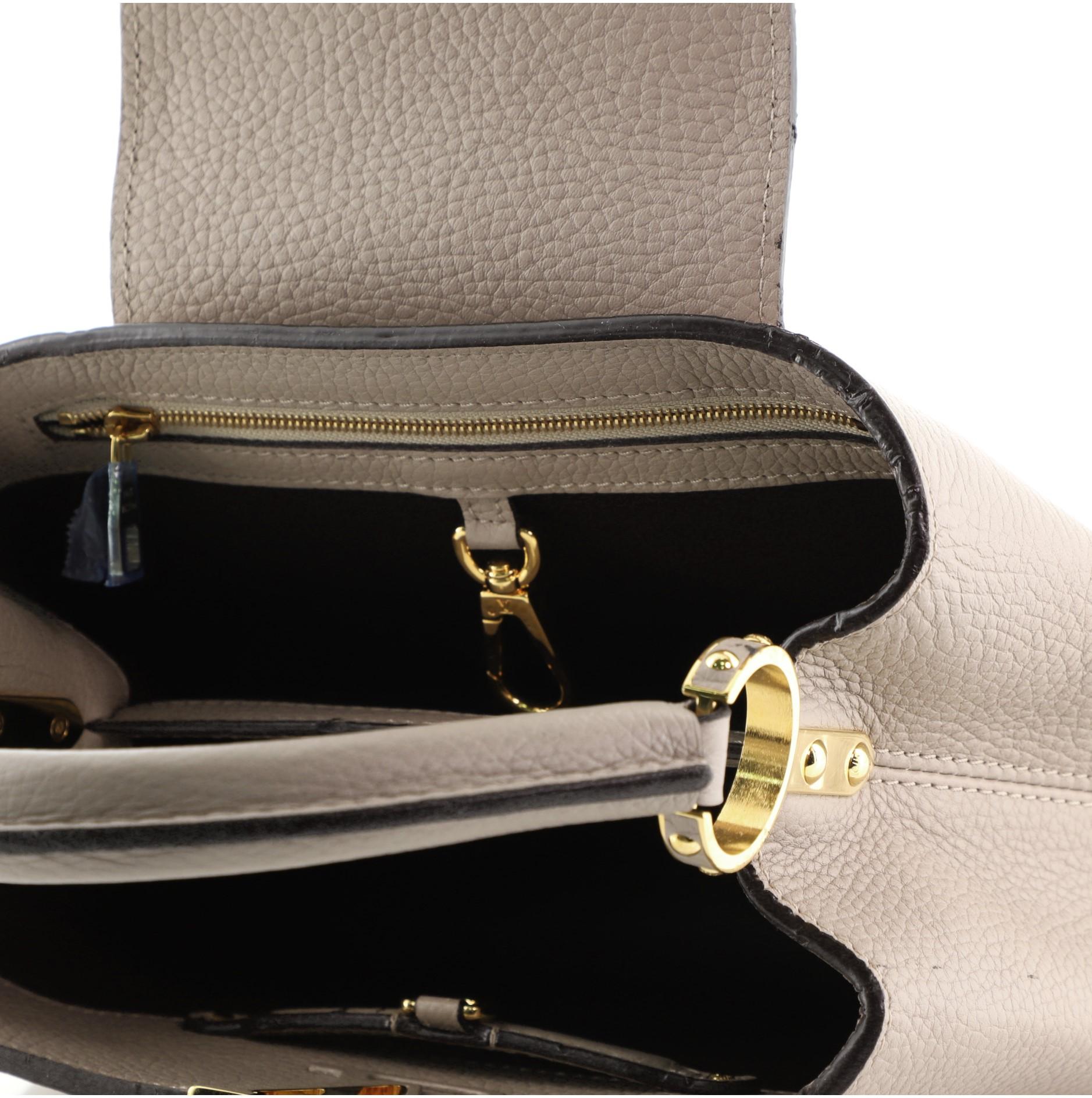 Louis Vuitton Capucines Handbag Leather BB 4