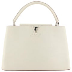 Louis Vuitton Capucines Handbag Leather GM