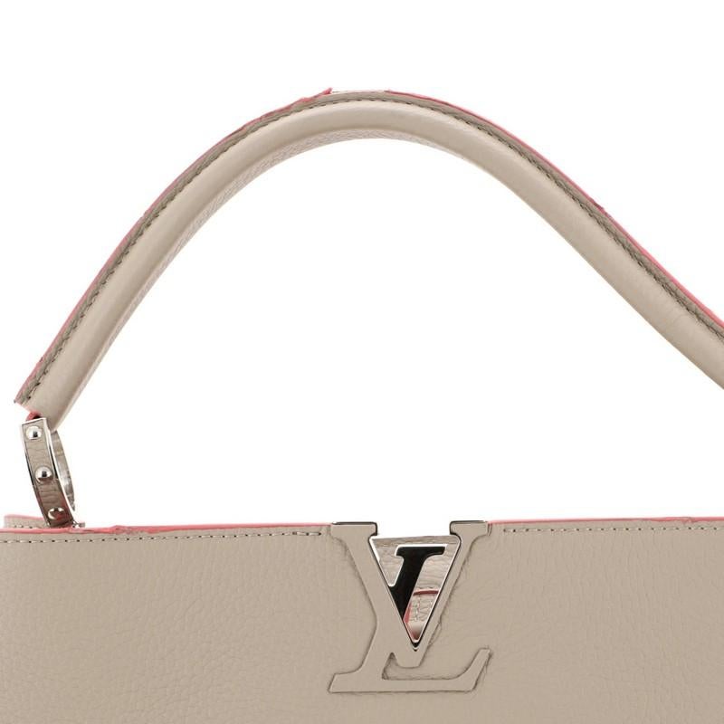 Louis Vuitton Capucines Handbag Leather MM 6
