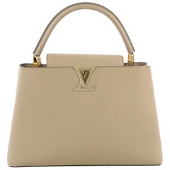 Louis Vuitton Capucines Handbag Leather MM