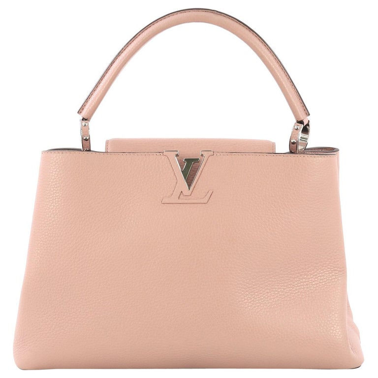 Louis Vuitton Capucines Handbag Leather MM at 1stdibs
