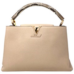 Louis Vuitton Capucines MM Python Handbag ○ Labellov ○ Buy and Sell  Authentic Luxury