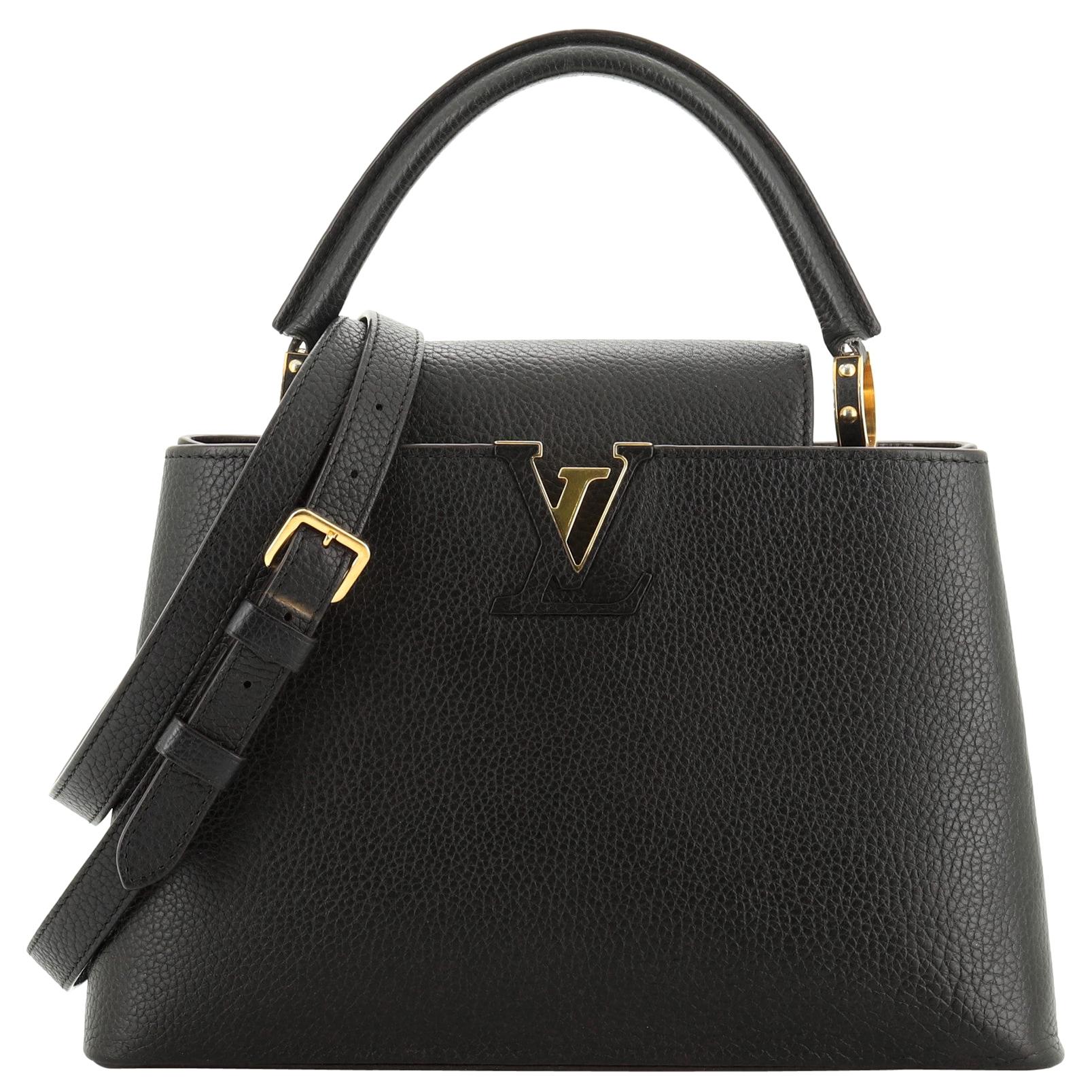 Louis Vuitton Capucines Handbag Leather PM 