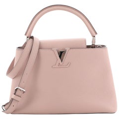 Louis Vuitton Capucines Handbag Leather PM