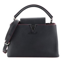 Louis Vuitton Capucines Handbag Leather PM