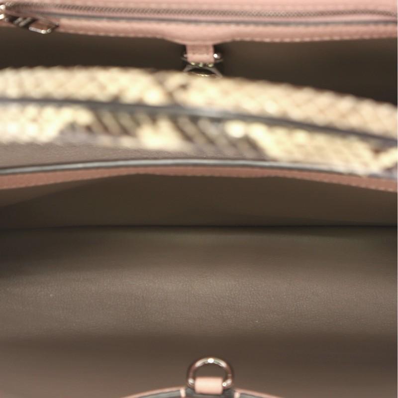 Women's or Men's Louis Vuitton Capucines Handbag Leather with Python PM