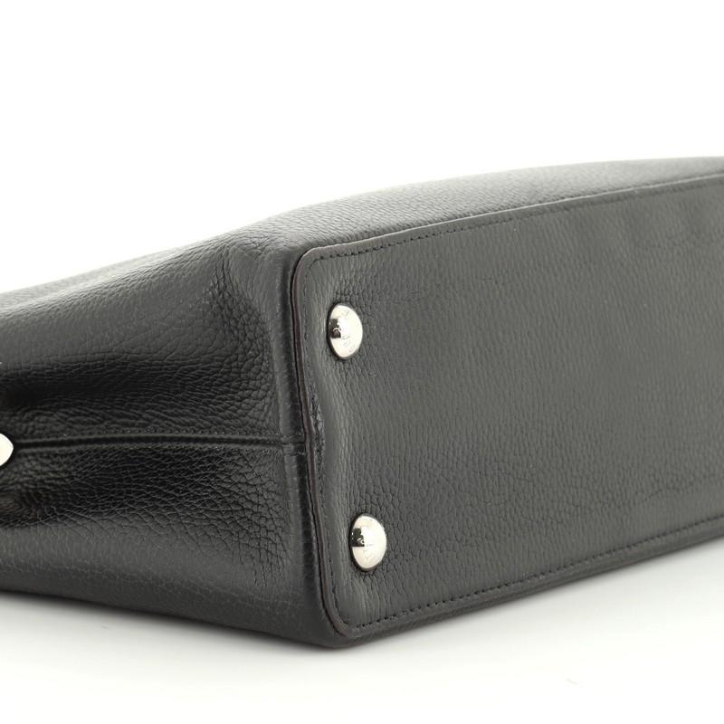 Louis Vuitton Capucines Handbag Leather With Python PM  1