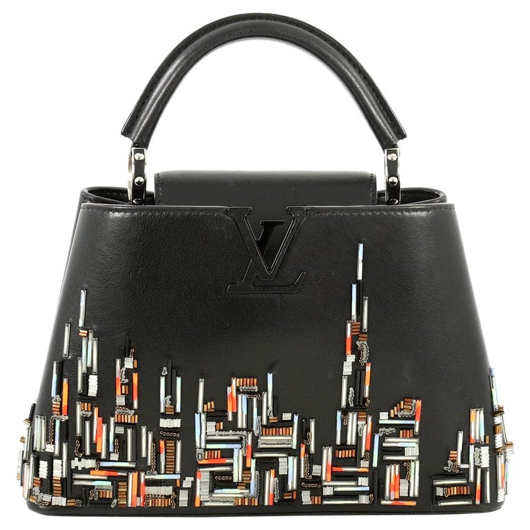 Louis Vuitton Capucines Bag Beaded Leather BB at 1stDibs
