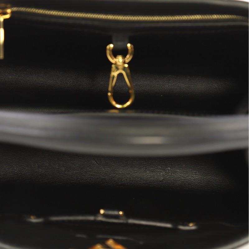 Louis Vuitton Capucines Handbag Limited Edition Trunk Lotus Leather BB 1