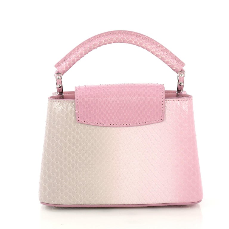 Louis Vuitton 2019 Lizard Capucines Mini - Pink Mini Bags, Handbags -  LOU426014