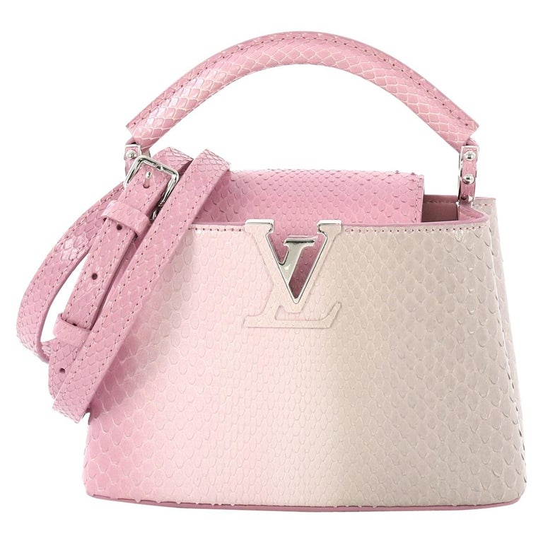Louis Vuitton Iridescent Pink Python Mini Capucines, myGemma
