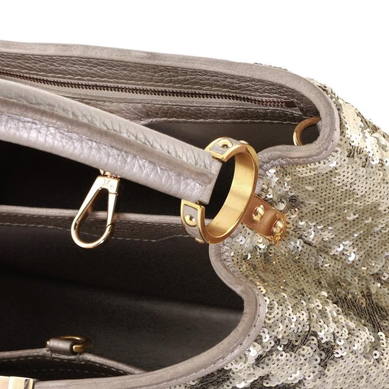 Louis Vuitton Capucines Handbag Sequins BB 3