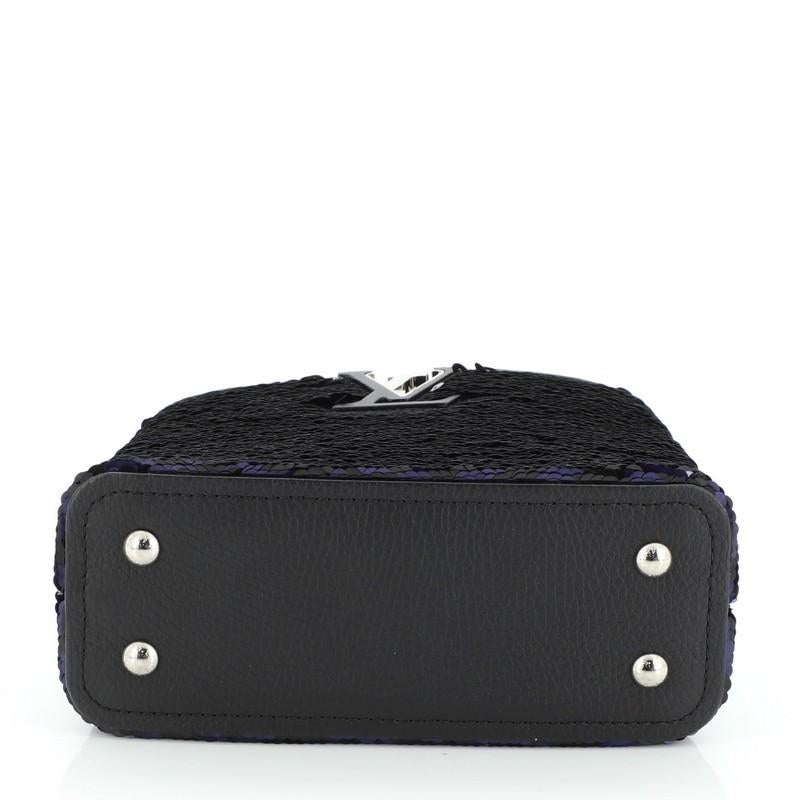 Louis Vuitton Capucines Handbag Sequins Mini In Good Condition In NY, NY