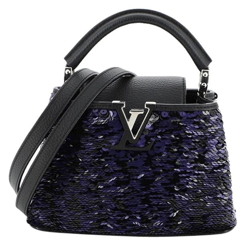 Louis Vuitton Capucines Handbag Sequins Mini