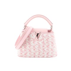 Louis Vuitton Capucines Handtasche Pailletten Mini