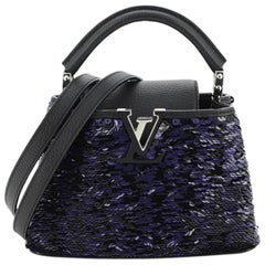 Louis Vuitton Capucines Handbag Sequins Mini