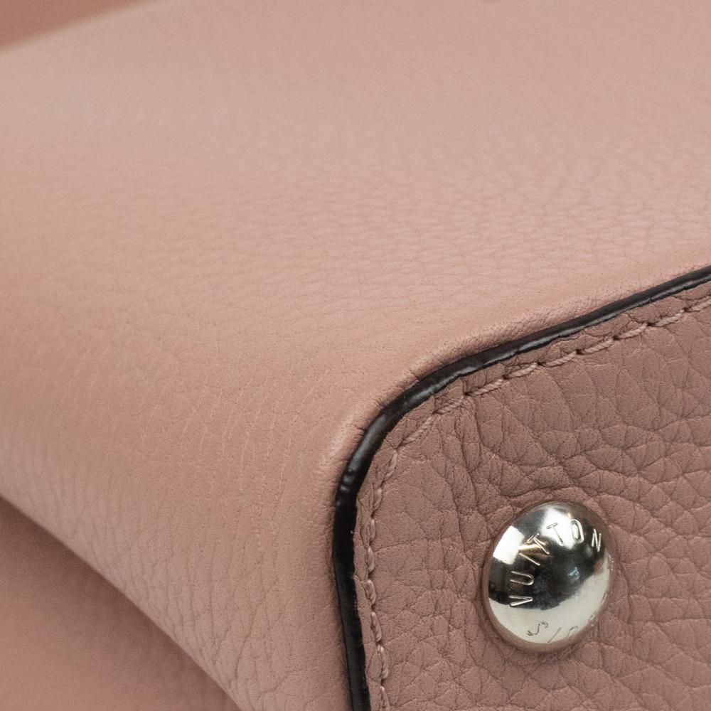 Women's Louis Vuitton, Capucines in pink leather