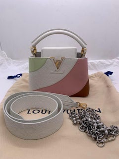 Louis Vuitton Capucines Mini Patent Gelato Taurillon Calfskin 2way Bag