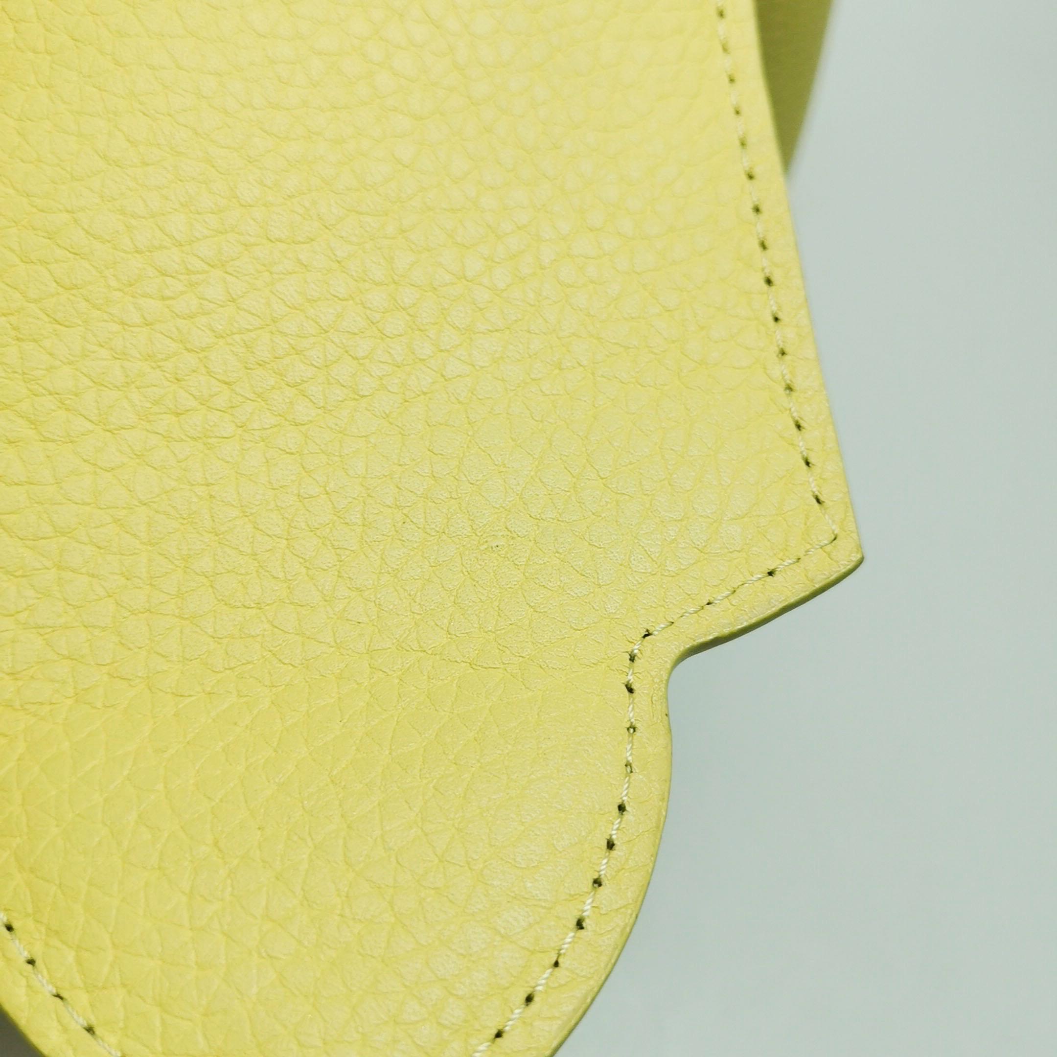 Louis Vuitton Capucines Mini Yellow Leather Crossbody Bag 2