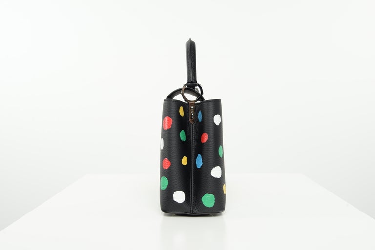 LOUIS VUITTON YAYOI KUSAMA Polka Dot Handbag Paris France Authentic Couture  Bag