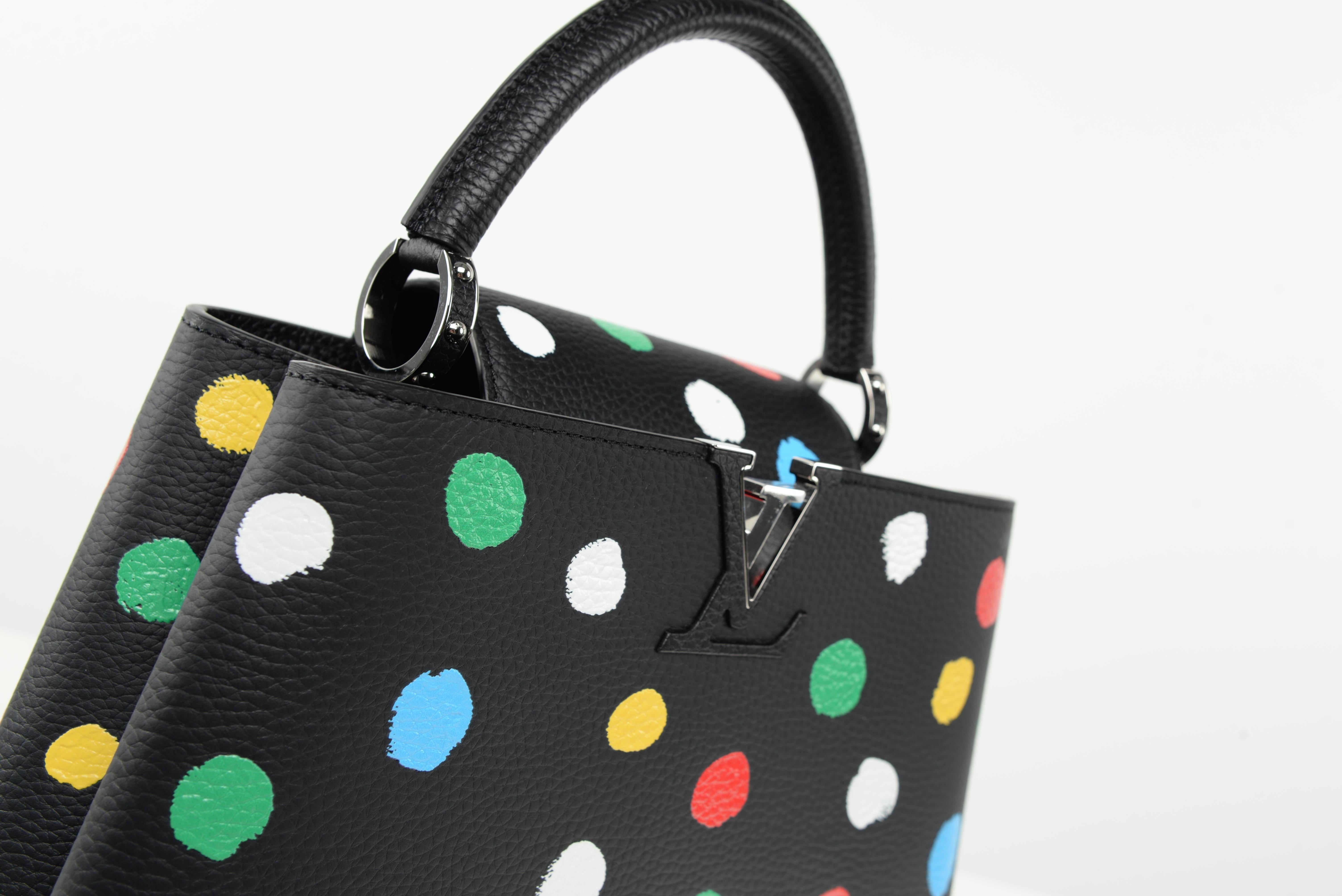 Louis Vuitton Capucines MM Bag Yayoi Kusama NEW Full-Set Worldwide Sold Out For Sale 4