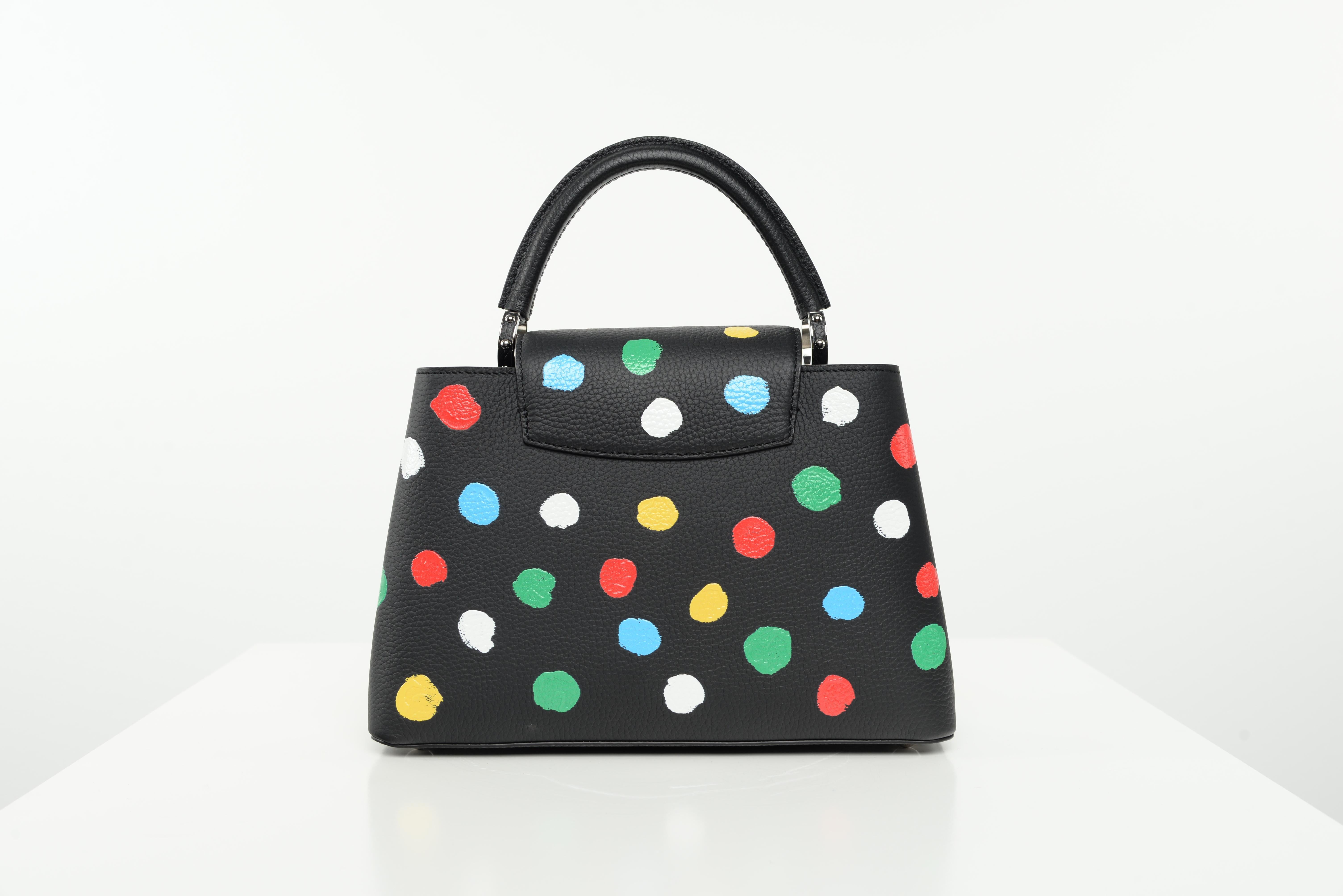 Louis Vuitton Capucines MM Tasche Yayoi Kusama NEU Full-Set Worldwide Ausverkauft im Angebot 4