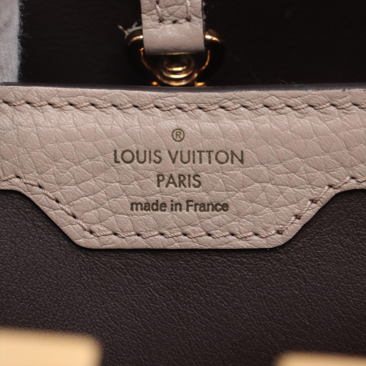 Louis Vuitton Capucines MM Galet For Sale 6