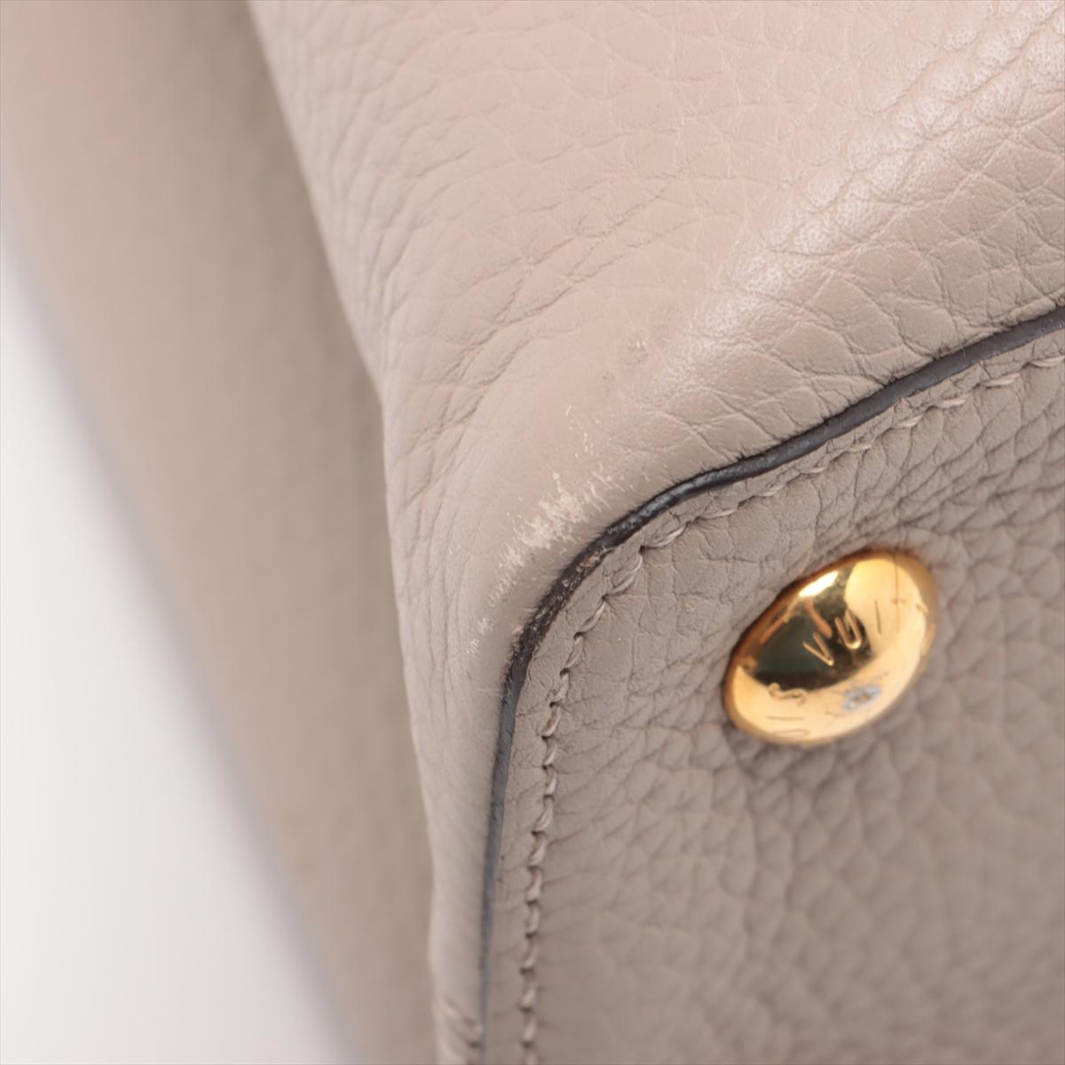Louis Vuitton Capucines MM Galet For Sale 8