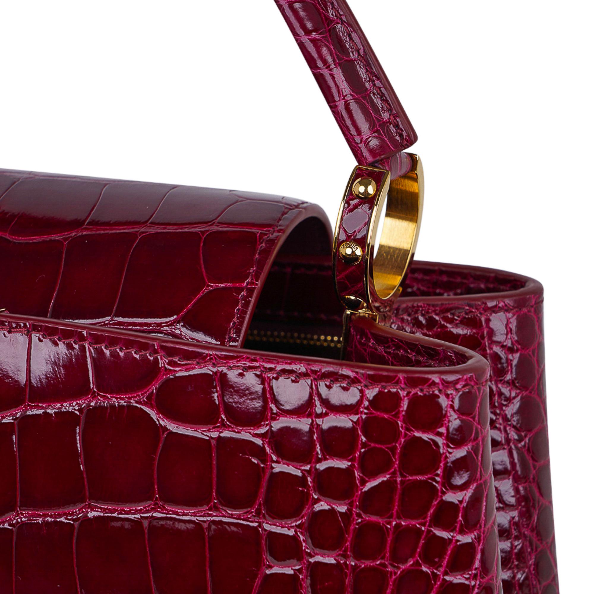Louis Vuitton Capucines PM Bag Wildcat Crocodile Limited Edition 3