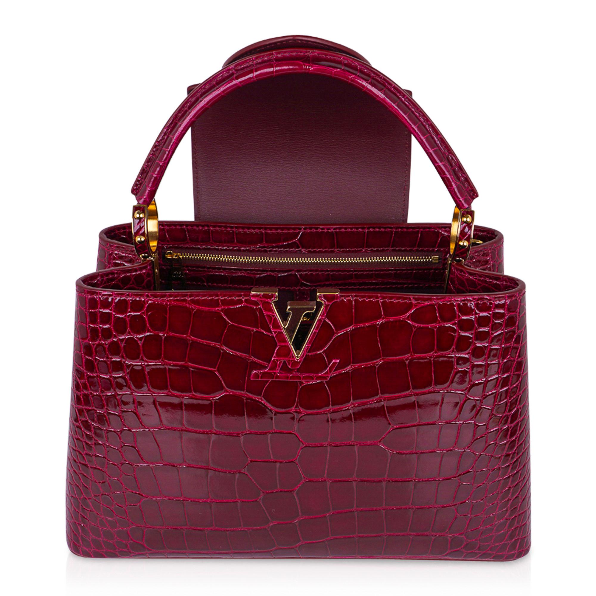 Louis Vuitton Capucines PM Bag Wildcat Crocodile Limited Edition 8