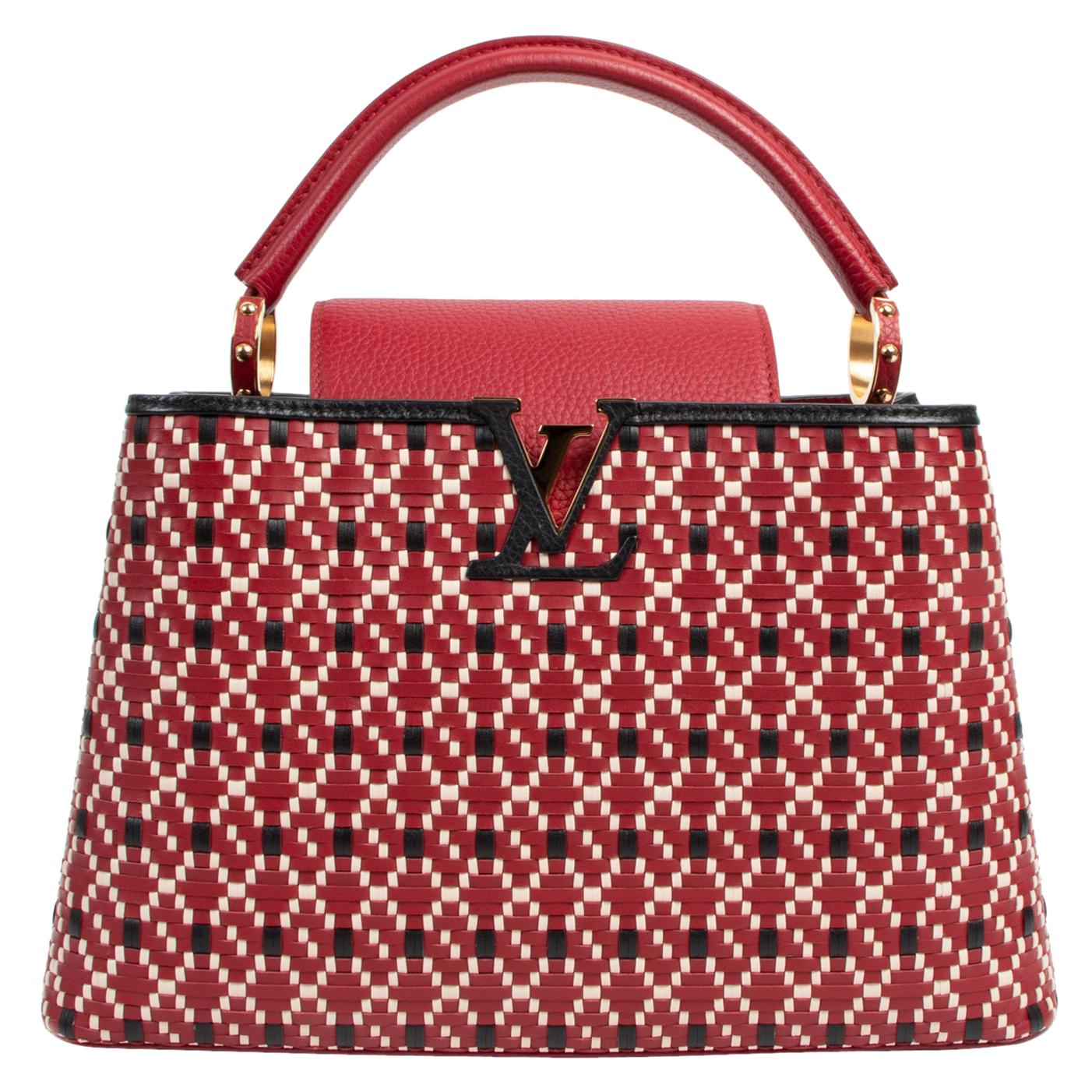 Louis Vuitton Capucines PM Twiny Rouge Bag 