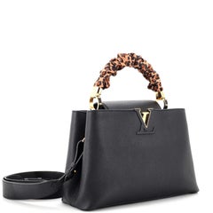 Louis Vuitton Capucines Scrunchie Handle Bag Leather MM