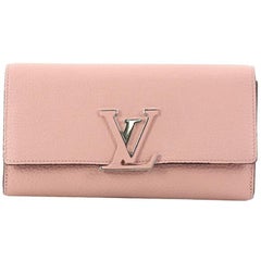 Louis Vuitton Capucines Wallet Leather