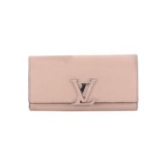 Louis Vuitton Capucines Wallet Leather