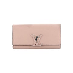 Louis Vuitton Capucines Wallet Leather 