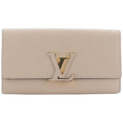  Louis Vuitton Capucines Wallet Leather