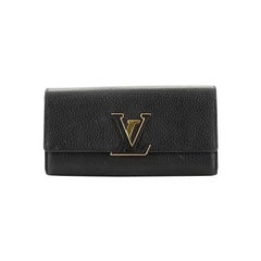 Louis Vuitton Capucines Wallet Leather