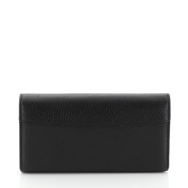 Black Louis Vuitton Capucines Wallet Perforated Leather